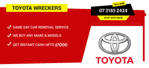 Broken Car Collection Toyota Wreckers